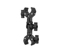 Double Clamp Mount Bracket Magic Arm Clamp for Insta 360 Camera Monitor Led Light Selfie Stick Motorcycle Bracket