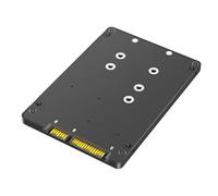 Double clé B + M vers disque dur 2,5" Boîtier Solid States Carte adaptateur avec étui de protection Convertisseurs Carte