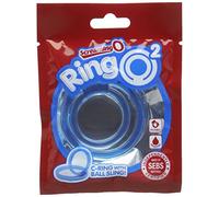 Double cockring penis testicules bleu