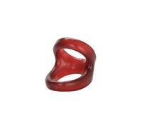 Cockring double rouge colt - Profondeur: 60 mm, Couleur: Rouge, Rayon: Couple, Largeur: 80 mm, Longueur: 145 mm