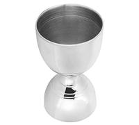 Double Cocktail Jigger En Acier Inoxydable Shot Glass Tasse À Mesurer Vintage Double Cocktail Outils pour La Maison Barman Party Bar Vin Boisson(one size-Silver)