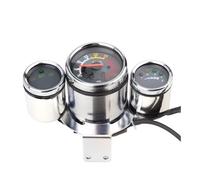 double compteur kilométrique Instrument de moto, tachymètre numérique, compteur vitesse, odomètre, voltmètre, jauge carburant, kit universel