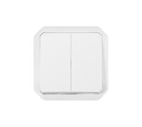 Double connecteur/ bouton poussoir NEUF PLEXO 55 069625L