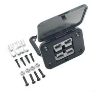 Double connecteur encastré robuste conçu pour gérer les courants élevés dans des environnements difficiles (gris)