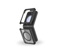 Double Coque Renforcée Galaxy Z Flip 6 DUO Compatible MagSafe Frost Noire - Garantie à vie Force Case