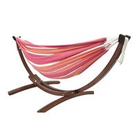 Double Cotton Hammock with Solid Pine Stand (260 CM) - Mimosa
