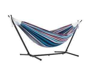 DOUBLE COTTON HAMMOCK WITH STAND (250 CM) - DENIM