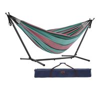 DOUBLE COTTON HAMMOCK WITH STAND (250 CM) - WATER MELON