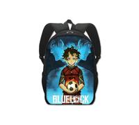 (Double couche 16 pouces-1) Sac à dos d'école de prison bleu anime sac à dos étudiant créatif en polyester