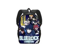 (Double couche 16 pouces-3) Sac à dos d'école de prison bleu anime sac à dos étudiant créatif en polyester