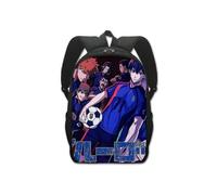 (Double couche 16 pouces-9) Sac à dos d'école de prison bleu anime sac à dos étudiant créatif en polyester