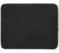 Double couche antidérapante en EVA, tapis pour litière et bac à litière facile à nettoyer(Noir,30x45cm)