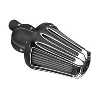 Double couche mousse Haute perméabilité Filtre d'admission d'air pour moto, compatible avec Harley Sportster XL 883 Touring Road King Electra Street Glide Softail Fat Bob Dyna(Air Cleaner A)