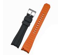 Double Couleur pour Rolex Citizen Seiko Slicone Strap Men de Montre Accessoires Arc Arc Bouche BRACEATE Full of Stars