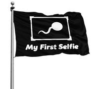 Double Couture Drapeaux Couleurs Vives Bruant Mes Premiers Selfies 90X150Cm Bannière Extérieure Pour Manif Intérieur Événements
