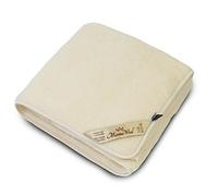 DOUBLE Couverture unie en pure laine couverture 160 x 200cm Woolmark