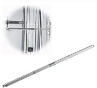 Double Crochet de Barre de Traction latérale de 48 Pouces de Large, Fixation de Machine à câble à Barre Droite, Fixation de Traction pour équipement de Fitness de Salle de Sport, 113 cm