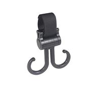 Double crochet double voiture bébé organisateur de choses d'épicerie sac à main accessoires pour mamans crochets clips pour sacs à suspendre