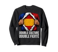Double Culture Double Fierté Franco Espagnol France Espagne Sweatshirt