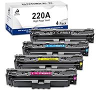 DOUBLE D 220A Toner pour HP 220A 220X Color LaserJet Pro MFP 4302dw ,4-Pack