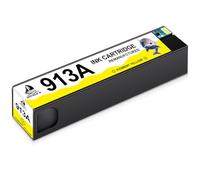 DOUBLE D 913A pour HP 913A Cartouche,Non affecté par la Mise à Jour, Compatible pour HP PageWide Pro MFP 377dw 477dn 477dw 377dn 552dw 577z 577dw 352dw 352dn 452dw 452dn P55250dw P57750dw (1 Jaune)