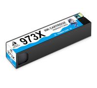 DOUBLE D 973X Cyan pour HP 973X F6T81AE,Non concerné par la Mise à Jour, pour HP PageWide Pro 477dw 477dn 452dw 452dn 577dw 577z 552dw Managed MFP P57750dw P55250dw (1C)