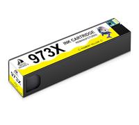 DOUBLE D 973X Jaune pour HP 973X F6T83AE,Non concerné par la Mise à Jour, pour HP PageWide Pro 477dw 477dn 452dw 452dn 577dw 577z 552dw Managed MFP P57750dw P55250dw (1Y)