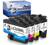 DOUBLE D LC3239 LC3239XL LC3239-XL Compatible pour Brother LC3239 XL LC3237XL Cartouche d'encre Compatible avec Brother MFC-J5945DW MFC-J6945DW MFC-J6947DW HL-J6000DW HL-J6100DW (1BK/1C/1M/1Y)