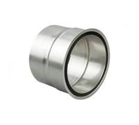 Double de mur pour raccordement de tuyau de fumée pour tuyau de poêle - simple paroi - Schiedel PRIMA PLUS 250 mm