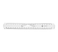 Double Decimetre Plastique Cristal [Fournitures de bureau]