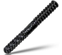 Double Dildo xxxl 38 cm avec Structure Différente - Gros Dildo Pour Femmes et Hommes - Épais, Long et Doux Doubles Dildos pour Plaisir à Deux ou Seul - D45M (Noir) Fops D45M