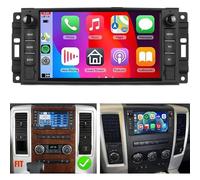 Double Din Autoradio pour Chrysler Town & Country 20082016 avec Wireless Carplay Android Auto 7 inch IPS Touchscreen Autoradio Bluetooth Headunit GPS Navigation FM/RDS Backup Camera 2+32G