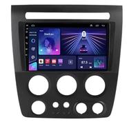 Double Din CarPlay Android 15 Écran Tactile Autoradio 9 pour Hummer H3 2005-2010 avec Wi-FI Navigation GPS Bluetooth Plug and Play,8 Core 4G+WiFi 8G+256G