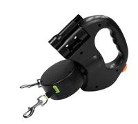 Double Dog Lead, Waterproof LED Lights Leash, 360 Degree Rotation Ergonomic Tool with Strong Buckles, Nylon Rope Dog Lead with Anti- Design, Outdoor Walking Accessory Comfortable Grip