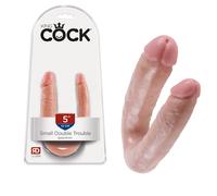 Double Dong Medium Double Trouble King Cock - Couleur : Rose