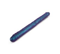 Double Dong Realistic Dildo Bleu