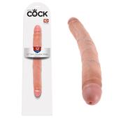 Double Dong Slim Double Dildo King Cock - Couleur : Rose