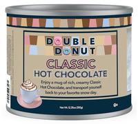 Double Donut Classic Bulk Hot Chocolate Mix, Rich Hot Cocoa 340,2 g Canister, Hot Chocolate Powder