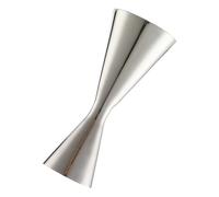 Double doseur à cocktail hygiénique en acier inoxydable de style japonais avec marquage pour la préparation des boissons, récipient de mesure de cuisine