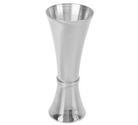 Double doseur en acier inoxydable 304, conception épaissie ; doseur de bar à ouverture large avec finition brillante ; outil de mesure d’alcool pour la préparation de cocktails à (Lumière du miroir)