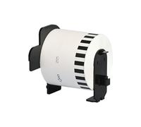 Double Dragon DK-22205 Étiquette en Papier Continu 62mm(L) x 30.48m(L), pour Imprimantes Brother QL QL-500 550 570 650TD 700 710W 720NW 800 810W 820NWB 1050 1060N 1100 1110NWB, Noir sur Blanc