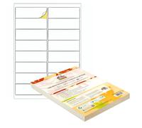 Double Dragon, Étiquettes Adressées Auto-adhésives A4, 16 Étiquettes Par Feuille, 100 Feuilles, 99,1 x 34mm (1600 Étiquettes)