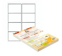 Double Dragon Étiquettes d'Adresse Autoadhésives A4, 8 par Feuille, 100 Feuilles, 99.1x 67.7mm, 800 Étiquettes (800 Étiquettes)