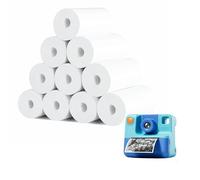 Double Dragon, Lot de 10 rouleaux de papier thermique de qualité supérieure pour imprimante thermique pour enfants, appareils photo à impression instantanée et cartes de crédit PDQ, impression de