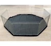 Double Dragon Mini Cage de Parc avec Tapis de Sol imperméable octogonale pour cochons d'Inde, Hamsters, Souris Gerbille et Autres Petits Animaux domestiques