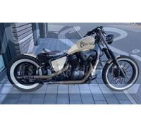 DOUBLE ECHAPPEMENT COMPLÉTE HOMOLOGUÉE MSR SILENCIEUX MOTO VINTAGE HONDA VT SHADOW 600 CURVCUST COURT AIR FIN DE SÉRIE