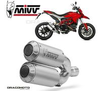 Pots D'echappement MIVV MK3 Acier pour DUCATI HYPERMOTARD 939 2016 > 2018