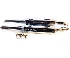 DOUBLE ECHAPPEMENT HOMOLOGUÉE MSR SILENCIEUX MOTO VINTAGE HONDA GL 1500 GOLDWING DE 1988 BENTCONIC ACC