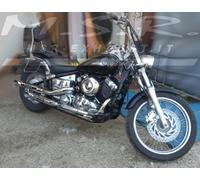 DOUBLE ECHAPPEMENT HOMOLOGUÉE MSR SILENCIEUX MOTO VINTAGE YAMAHA CUSTOM XVS 650 DRAG STAR 1997/03 SHORTSHOTS ACR