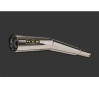 DOUBLE ECHAPPEMENT HOMOLOGUÉE MSR SILENCIEUX MOTO VINTAGE YAMAHA XJR 1200 1995/99 / 1300 2000/04 BENTCONIC ACC